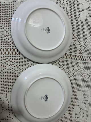 Platos porcelana vintage