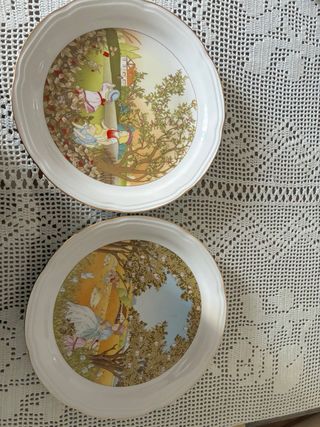 Platos porcelana vintage
