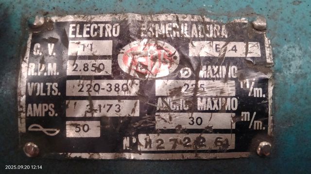 Amoladora industrial Letag