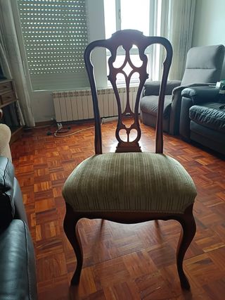 Mesa Comedor Vintage + 6 Sillas