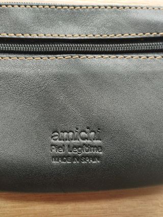 Cartera Amichi negra - Piel