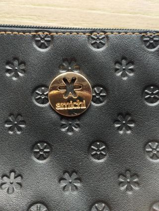 Cartera Amichi negra - Piel