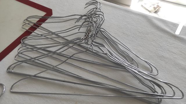 Lotto grucce stampelle appendiabiti assortito