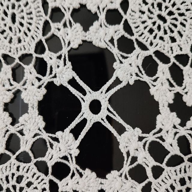 Centrino uncinetto cotone 58 * 23 cm. Fatto a mano