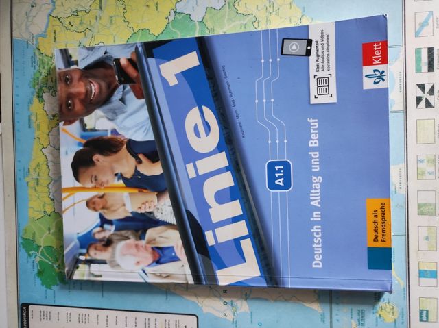 Libro alemanLinie 1 a1.1, libro del alumno y libro