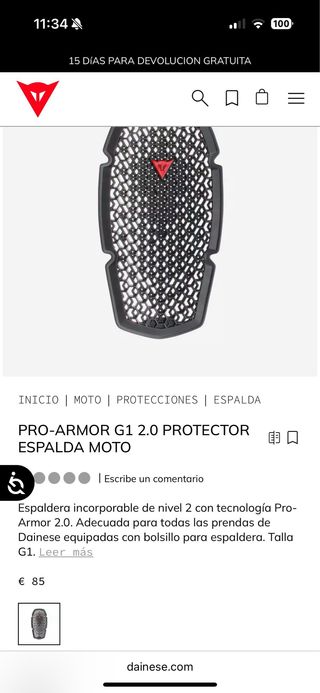 Chaqueta moto Dainese cuero