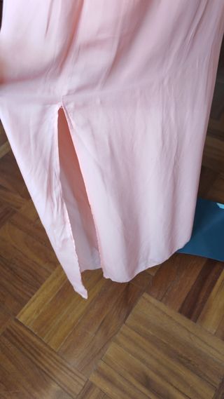Vestito lungo Zara rosa Tg M