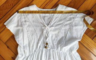 Vestido Zara blanco - Talla M