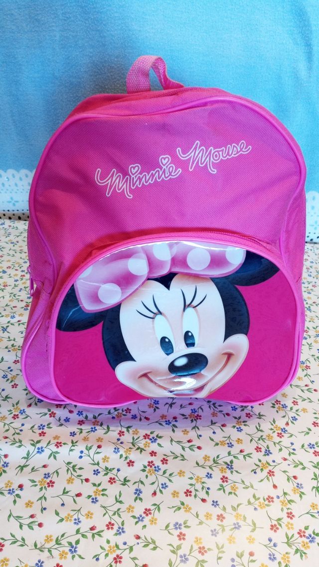 Mochila Minnie Mouse rosa