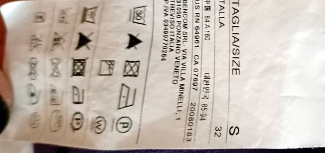 Vestito Benetton viola tg S