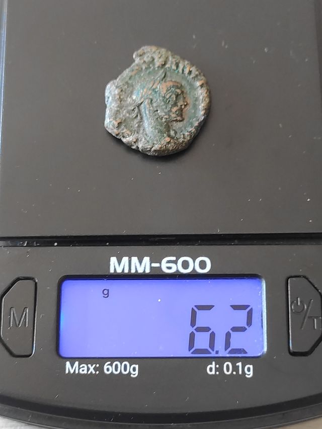 Moneda romana antigua