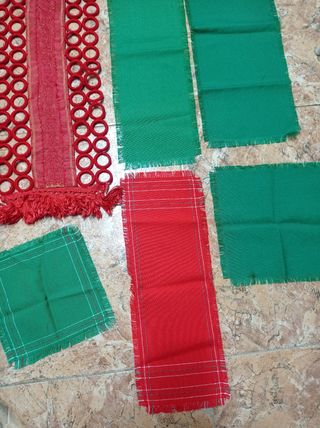 Tappeti rossi e verdi - Artigianato