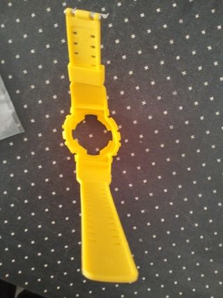 Correa Casio G-Shock 100  amarilla