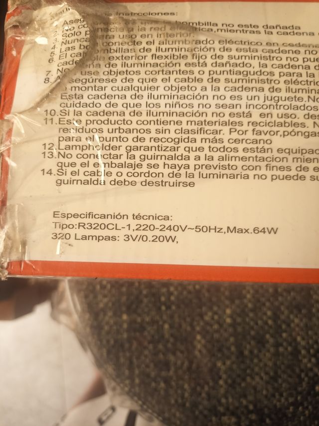 Luces MicroLED Cortina 320