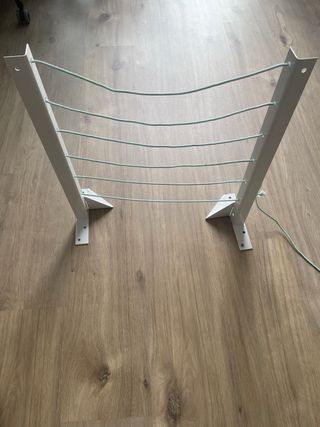 Tendedero pared hierro blanco lacado