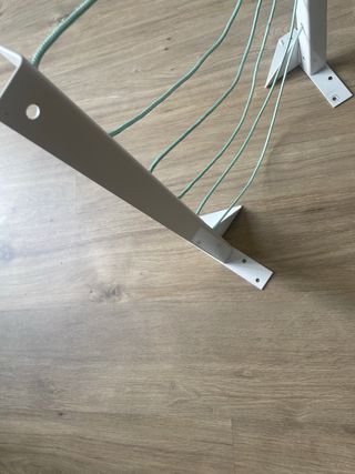 Tendedero pared hierro blanco lacado