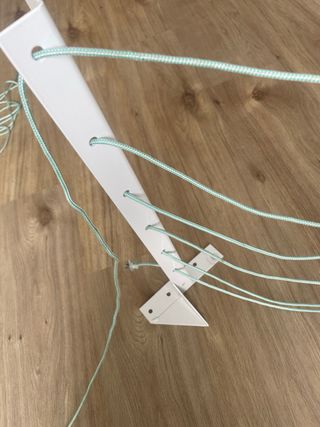 Tendedero pared hierro blanco lacado