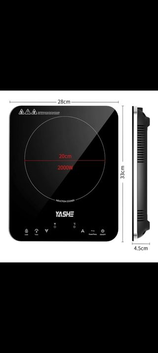 Placa inducción portatil YASHE - Cocina