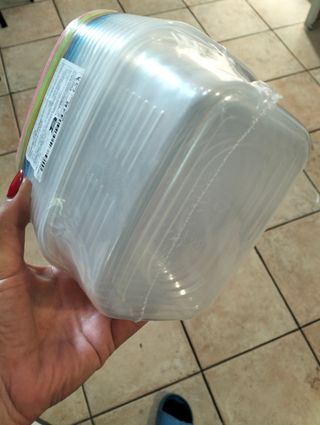 10 Vaschette Conservazione Multicolor