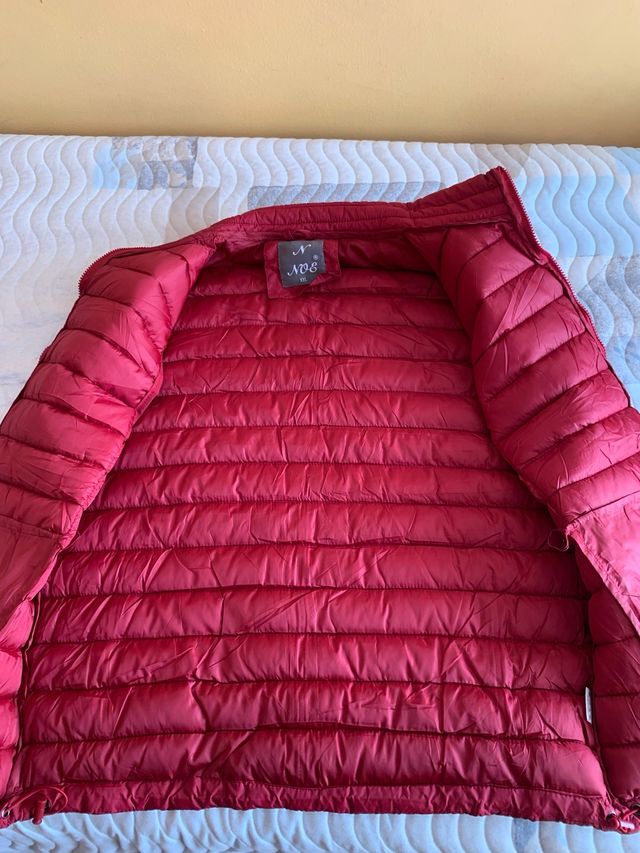 Chaleco acolchado rojo