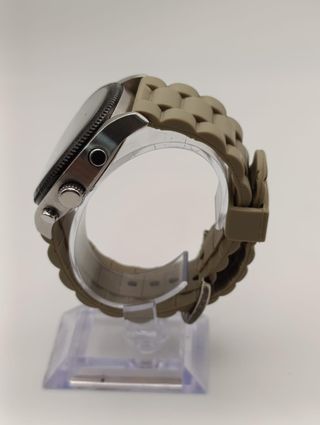 RELOJ MOSCHINO CHEAPANDCHIG MOSCHINO MW0067 ESERA BLANCA/ CORREA BEIGE (MARCA EN CRISTAL)