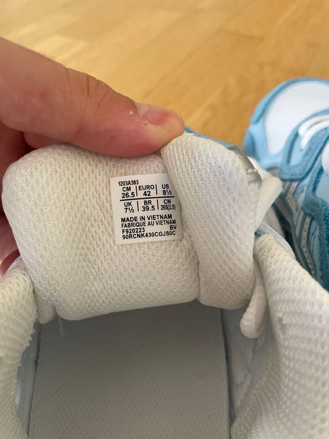 Zapatillas Asics Gel NYC Azul Ártico Talla 42