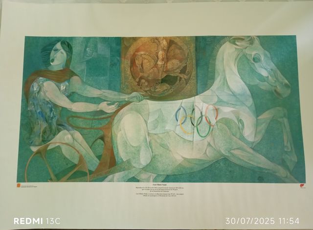 Lámina para enmarcar Luci Minici Natal. Cuadro.