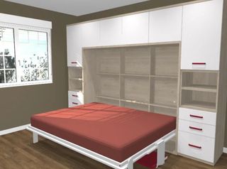 DORMITORIO CON CAMA ABATIBLE RIMOBEL