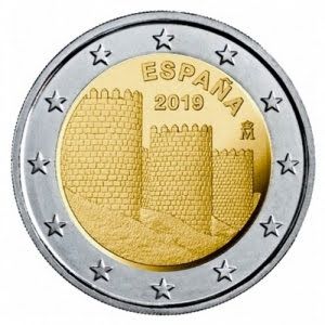 Moneda 2€ España 2019 - Ávila
