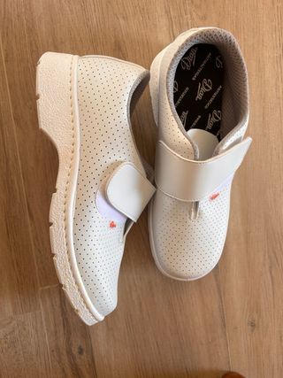 Zapatos Dian blancos trabajo