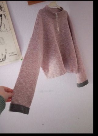 Jersey Stradivarius rosa palo