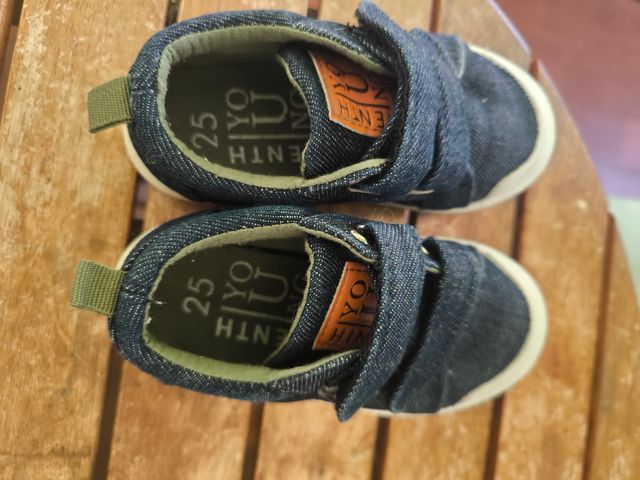 Zapatillas lona talla 25