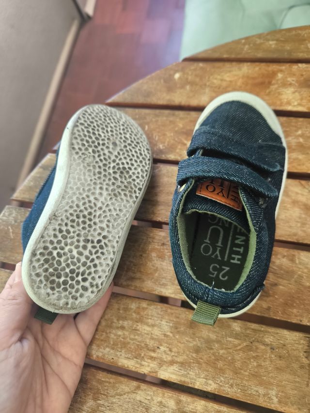 Zapatillas lona talla 25