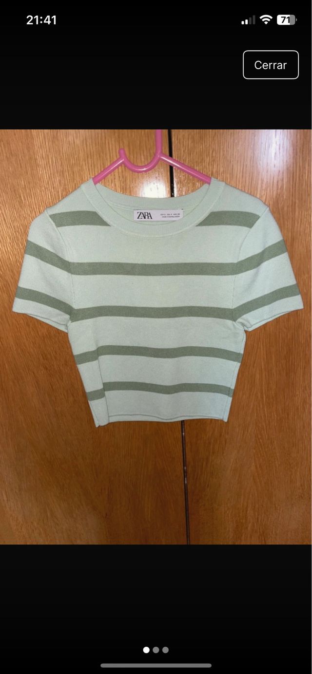 3 Camisetas - Mango, Zara, lefties