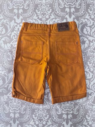 Lote 2 pantalones vaqueros cortos 9/10 años