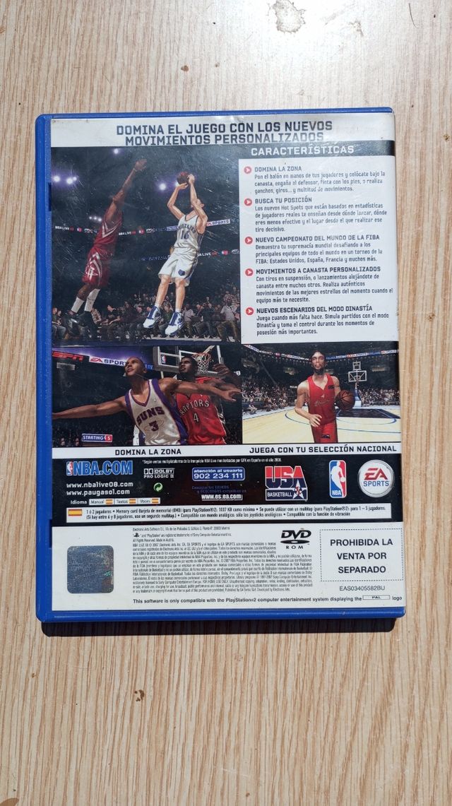 NBA Live 08 - PlayStation 2