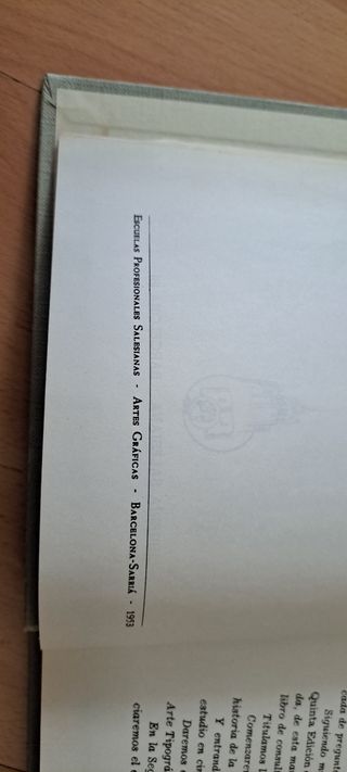 Técnica del Arte de Imprimir-Tomo I Precio Negocia