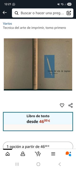 Técnica del Arte de Imprimir-Tomo I Precio Negocia