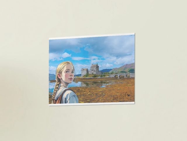 Lámina Luna Lovegood. Fan art Harry Potter.