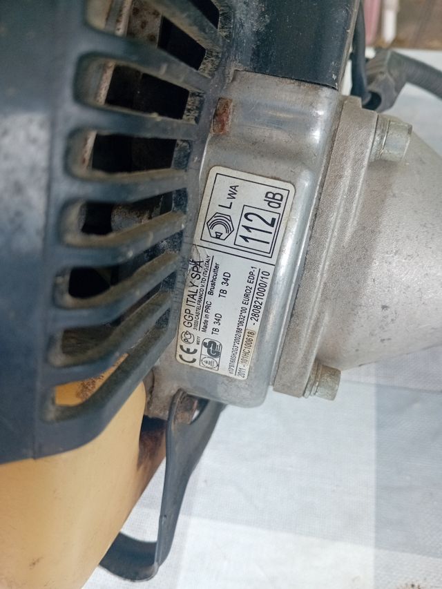 Desbrozadora Alpina TB 34D para aprovechar piezas