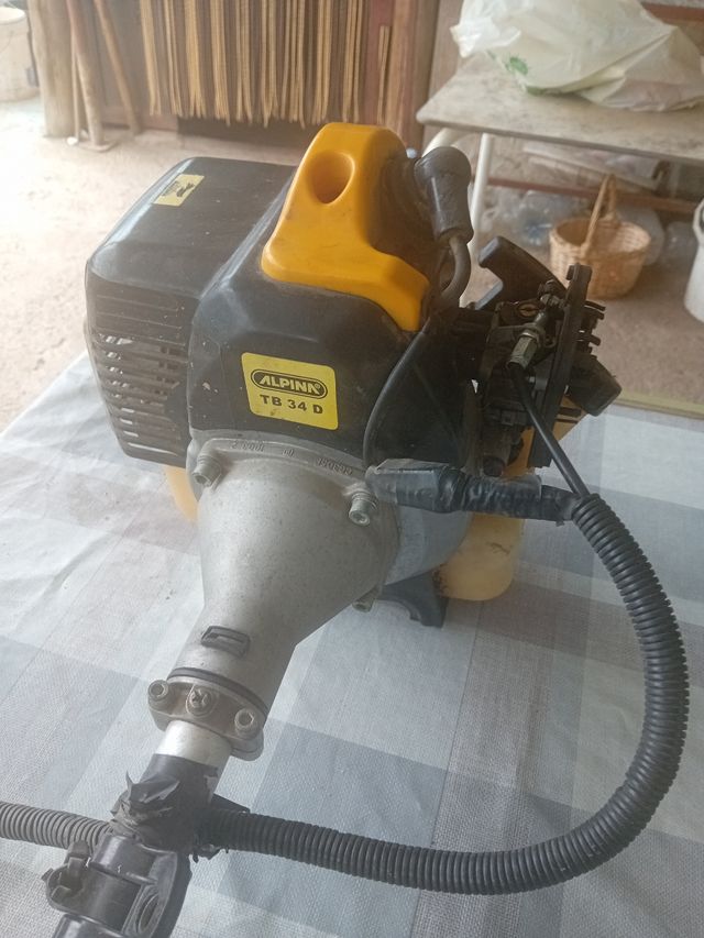 Desbrozadora Alpina TB 34D para aprovechar piezas