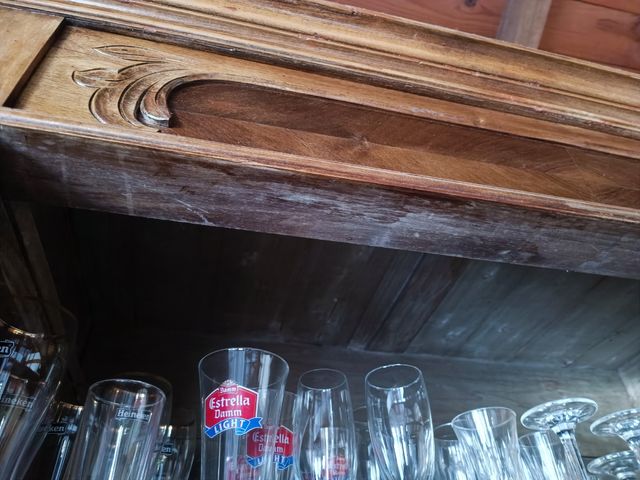 Vitrina antigua de madera ULTIMOS DIAS DESCUENTO