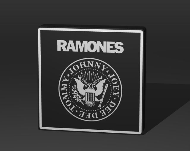 Cartel Luminoso Ramones