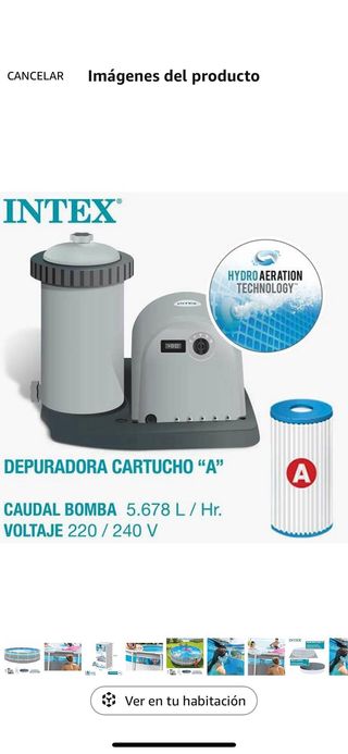 Piscina Intex 20.000Lts. + Depuradora