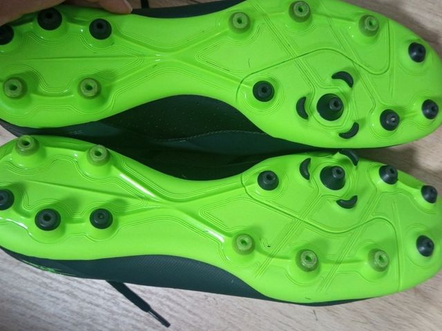 Zapatillas de fútbol Kipsta VRLT- negros/verdes