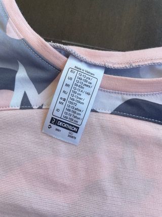 Camiseta Decathlon niña 12-13 años