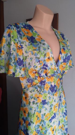 Vestido Stradivarius floral multicolor