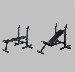 Banco musculación con rack plegable - Corength