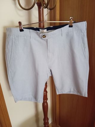 Bermudas Hombre Azul Claro