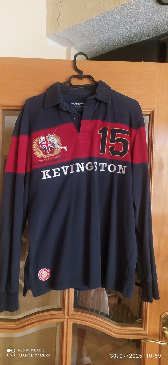 Sudadera KEVINGSTON chico- Azul-Roja